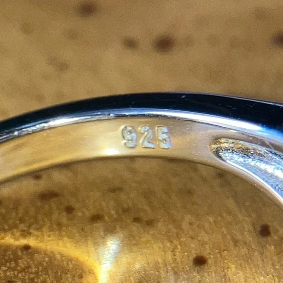 Natural Kyanite Sterling Silver Ring Size 9 - Picture 6 of 10